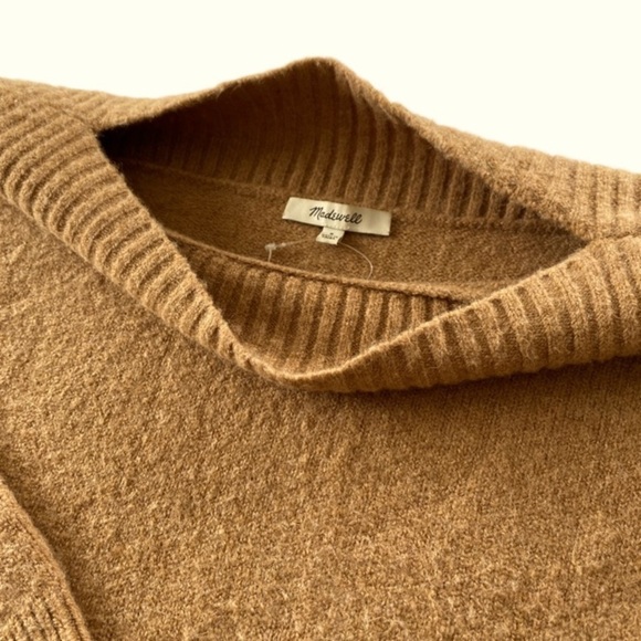 Madewell Sweaters - Madewell Wool/Alpaca Blend Boat/Bateau Neck Warm Fall/Winter Camel Sweater. Sz S
